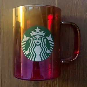 Starbucks iridescent Glass Mug